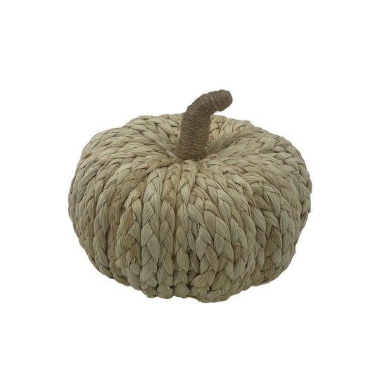 Citrouille tressée naturel - 6 po