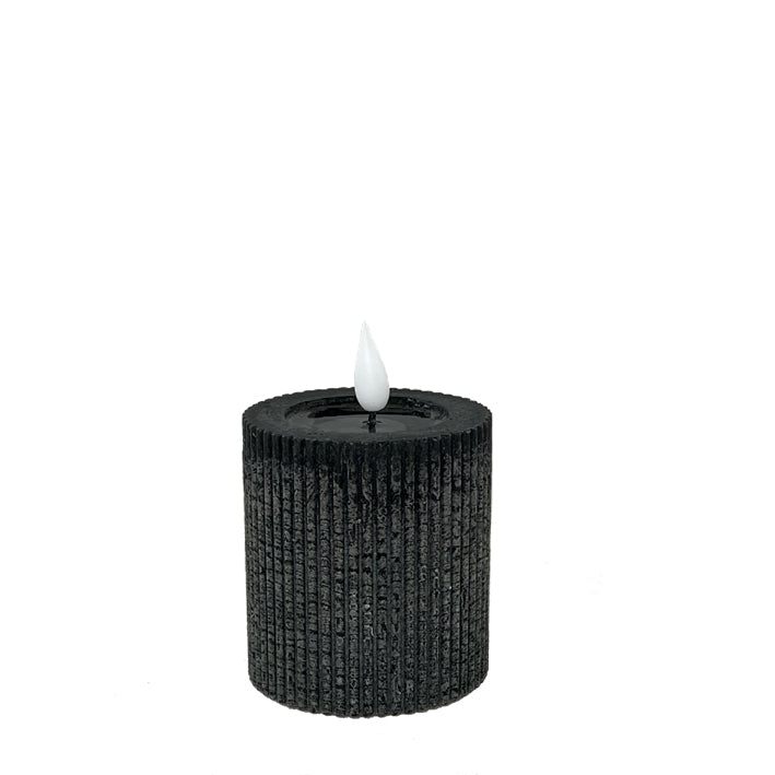 Chandelles piliers noires à DEL – 2.75"