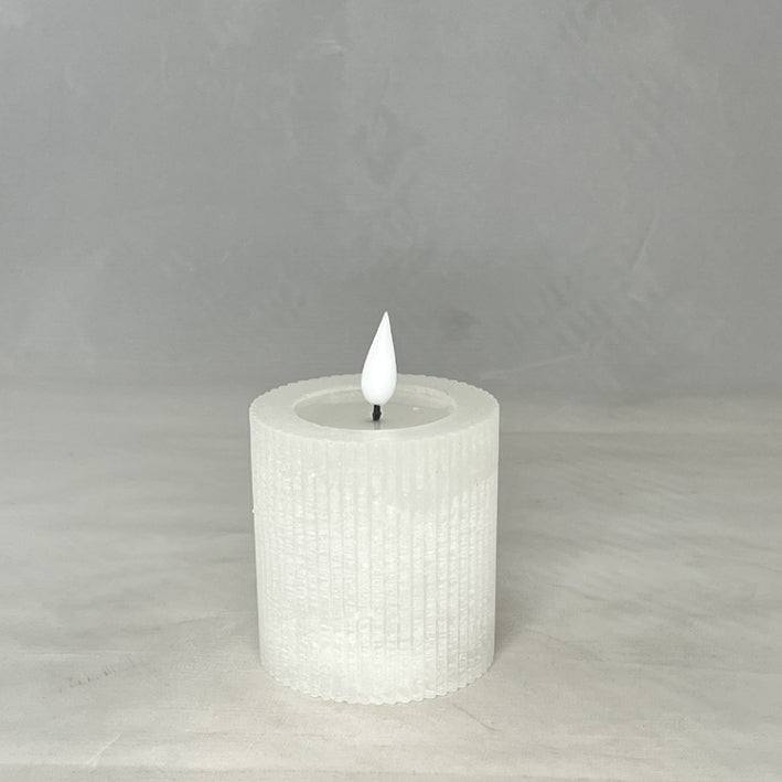 Chandelle pilier blanche à DEL – 2.75"