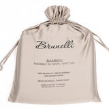 Ensemble de draps en bambou - café