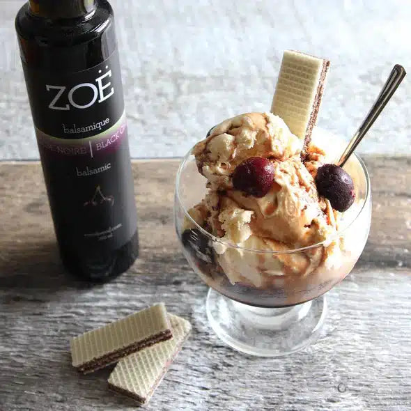 Vinaigre balsamique noir infusé à la Cerise Noire - 250 ml