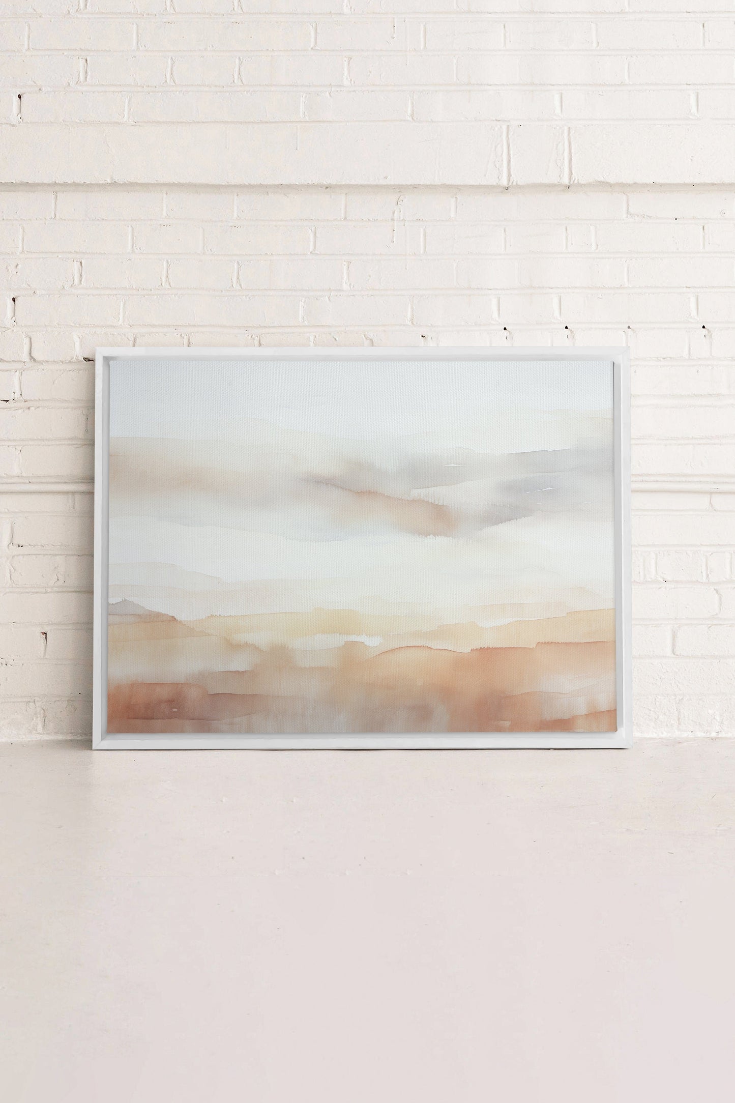 SUNSET STROKES, Oeuvre sur toile étiré