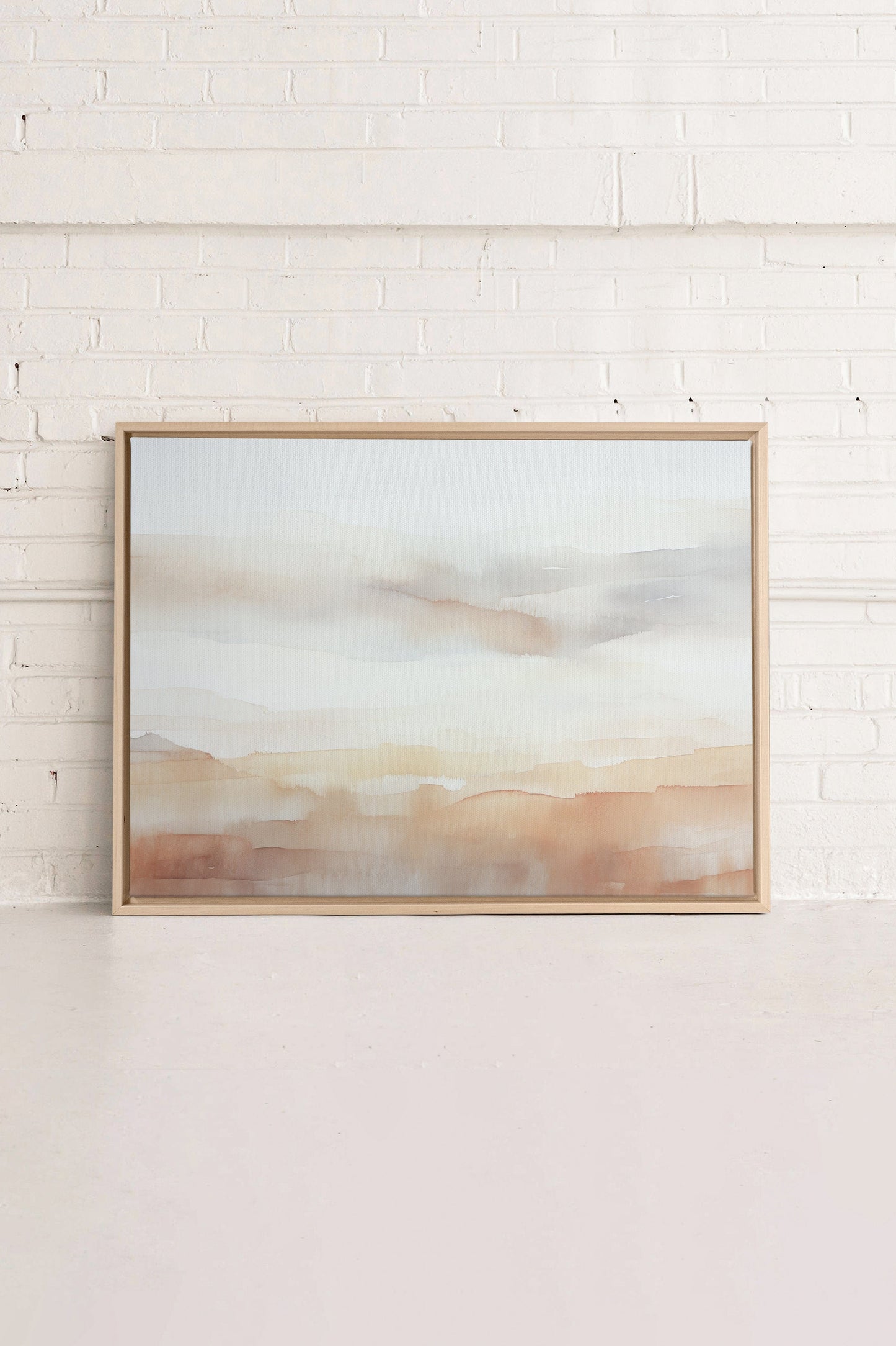 SUNSET STROKES, Oeuvre sur toile étiré