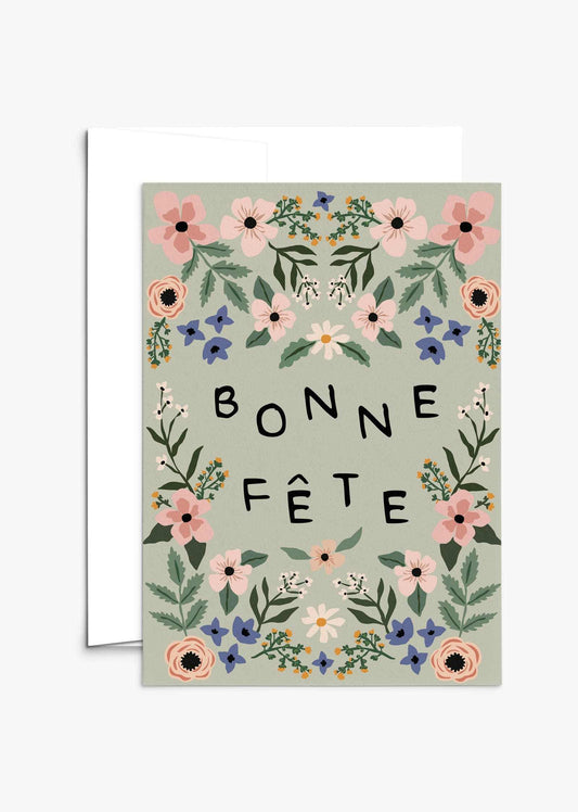 Carte Jardin Bonne fête