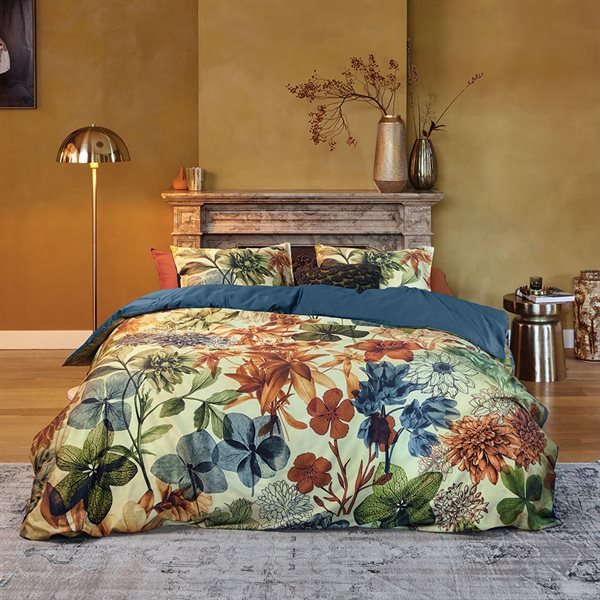 Chartreuse - Floral Duvet Cover