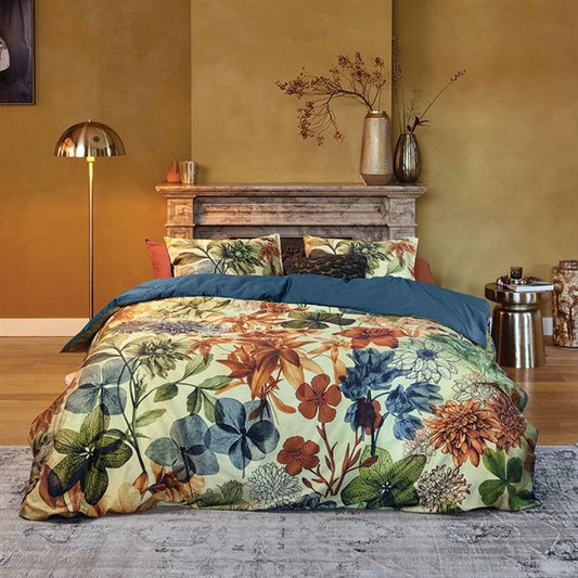 Chartreuse - Floral Duvet Cover