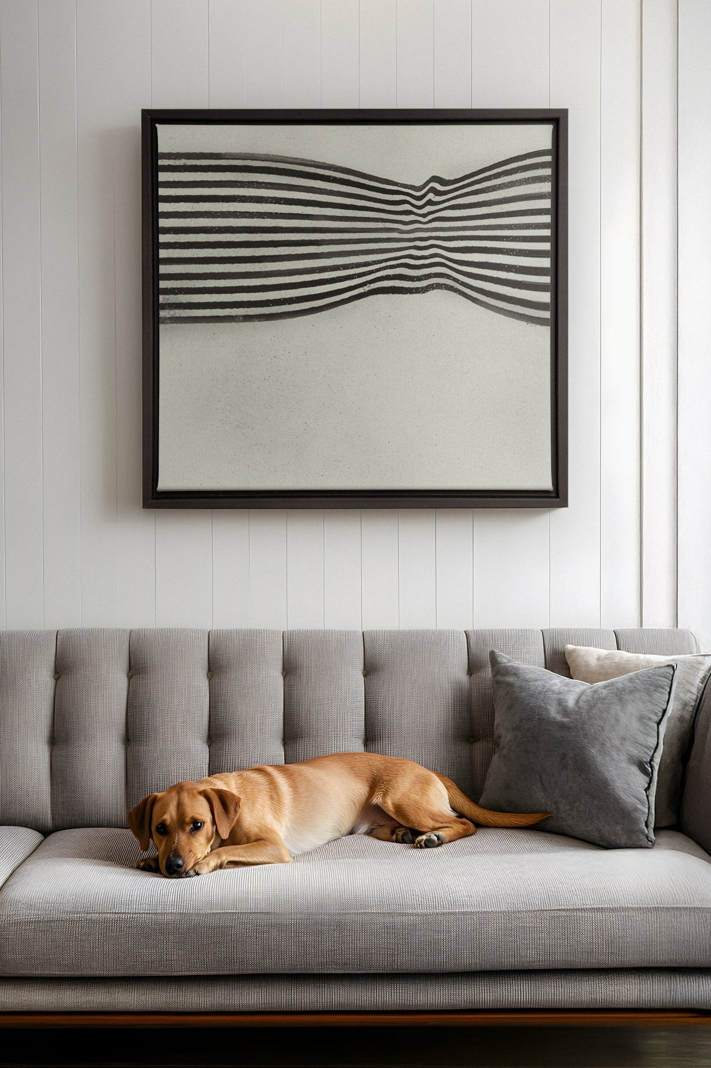 INFINITE STRIPES, Oeuvre sur toile étirée