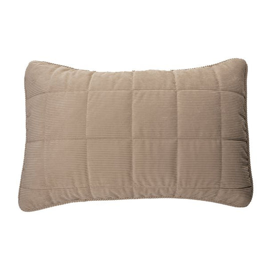 Corduroy - Taupe Decorative Pillow sham