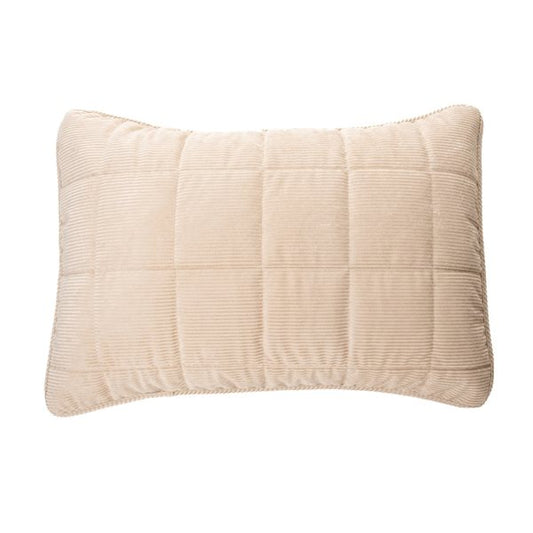 Corduroy - Natural Decorative Pillow Cover