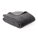 Dove - Foulard de lit gris en velours
