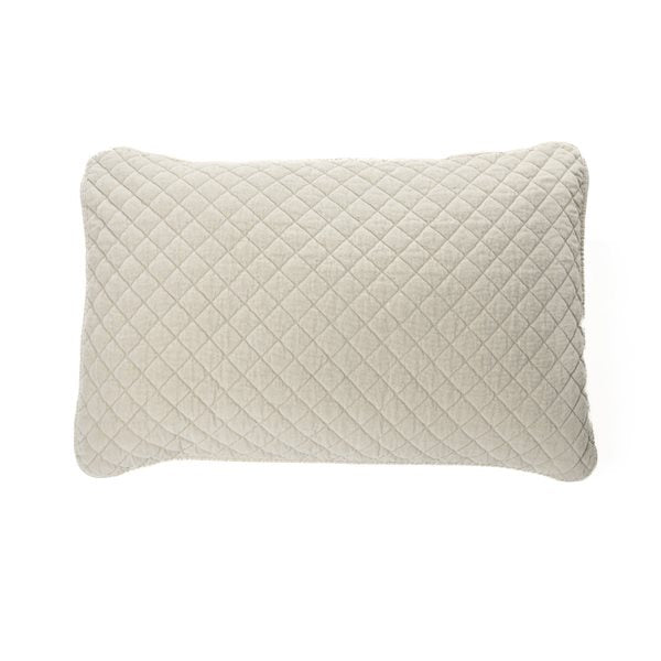 Dove - Cream Velvet Decorative Pillow Cover