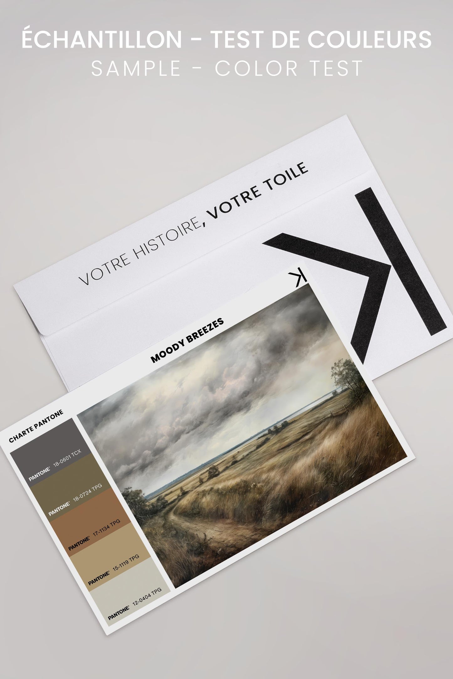 MOODY BREEZES, Oeuvre sur toile étiré