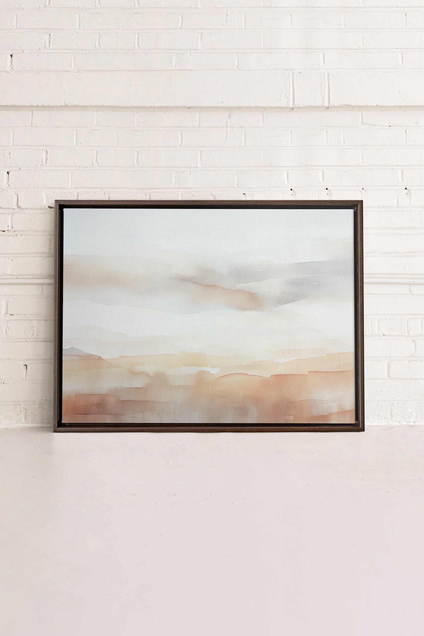 SUNSET STROKES, Oeuvre sur toile étiré