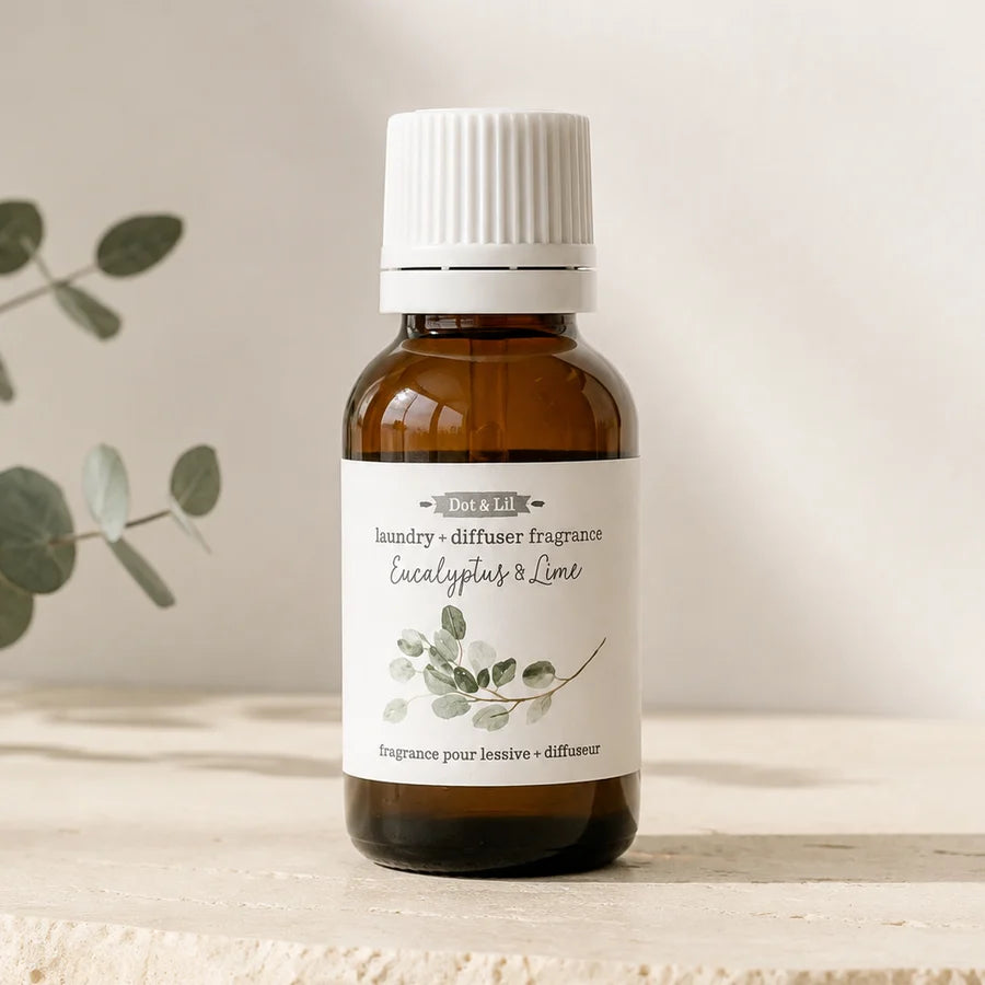 Huile pour la Lessive & Diffuseur - Eucalyptus & Lime