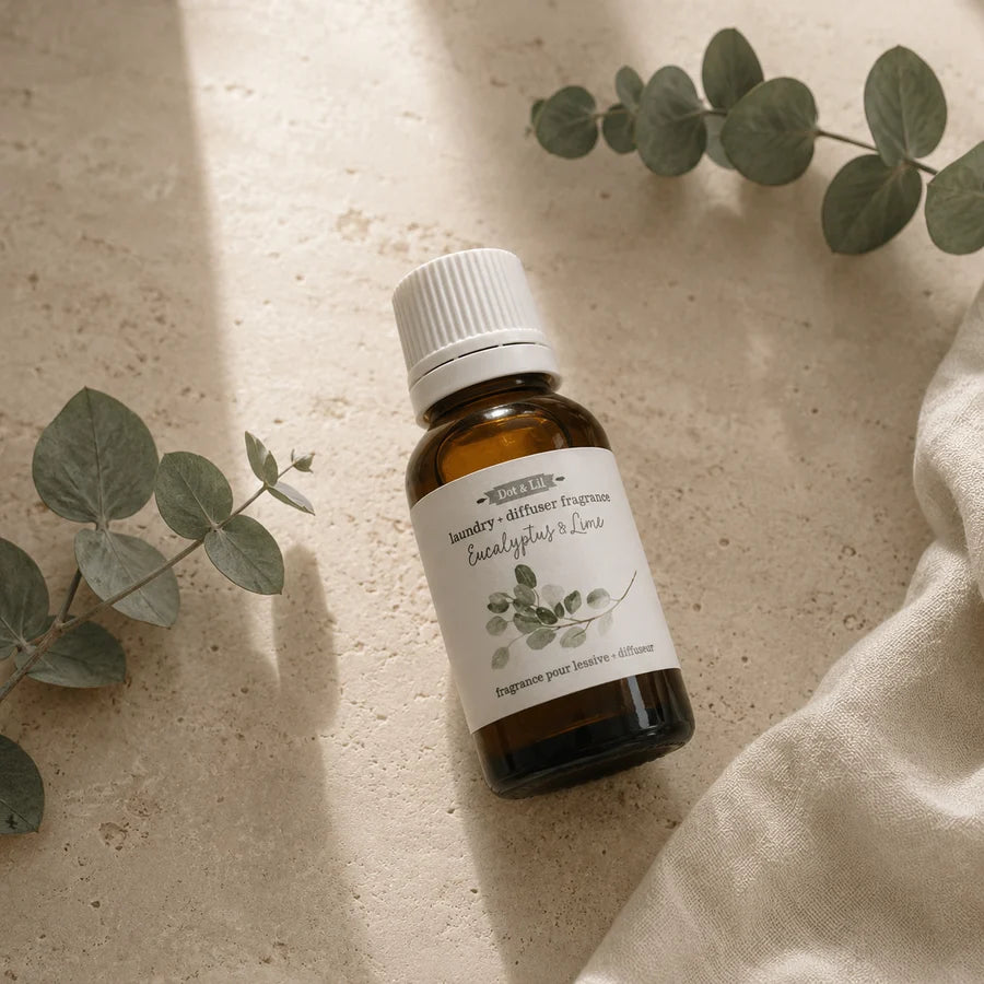 Huile pour la Lessive & Diffuseur - Eucalyptus & Lime