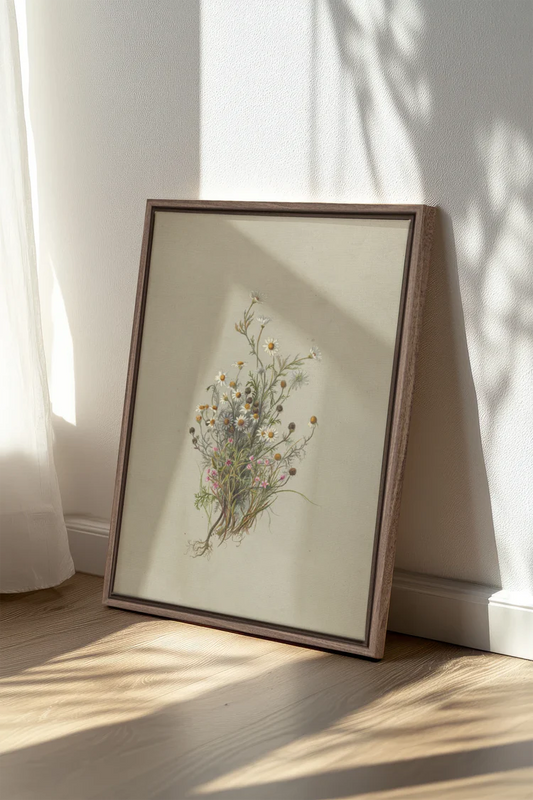 Canva sur toile Oleka - Fleurs des prés