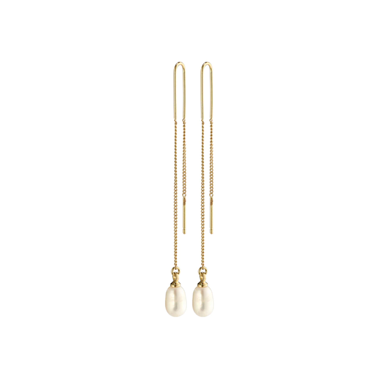 CHLOE earrings - gold plated 