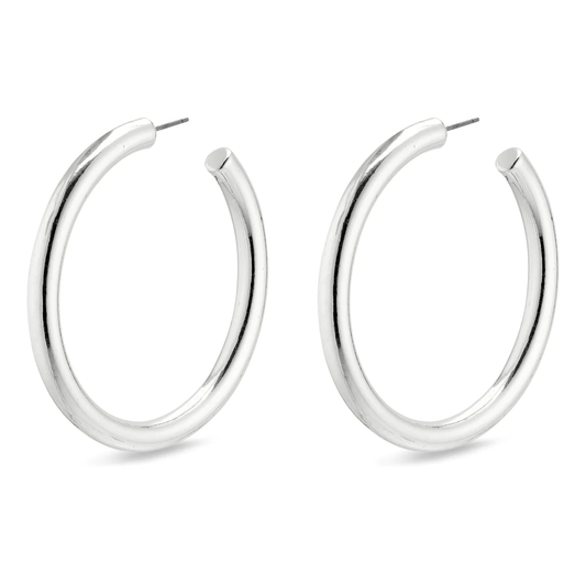 MADDIE anneaux large - plaqué argent