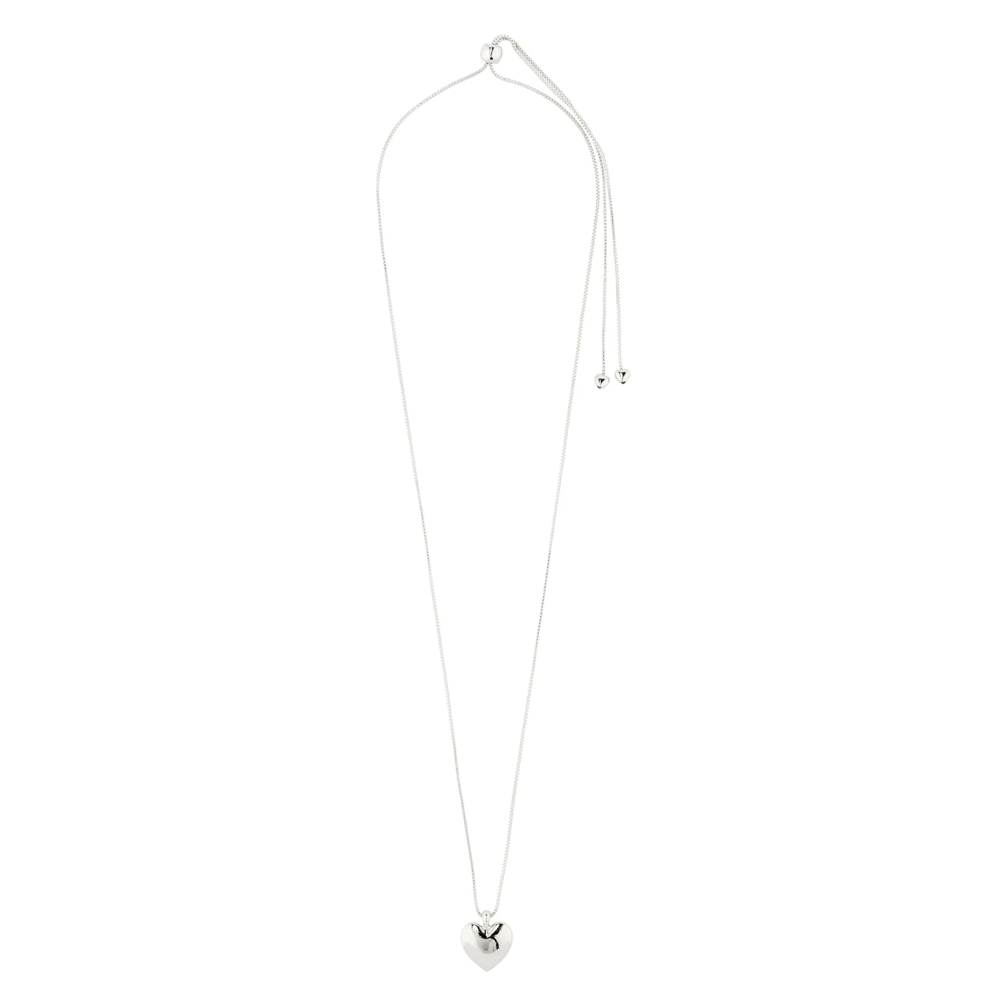 SOPHIA collier coeur recyclé - plaqué argent