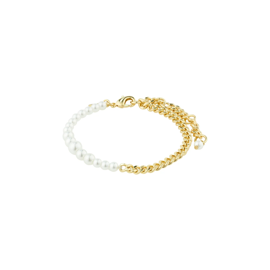 RELANDO pearl bracelet - gold plated