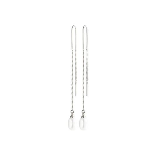 CHLOE earrings - silver plated 