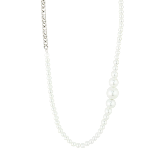 RELANDO pearl necklace - silver plated