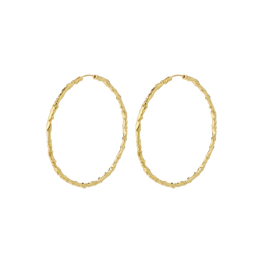SUN rings wide recycled - gold plated 