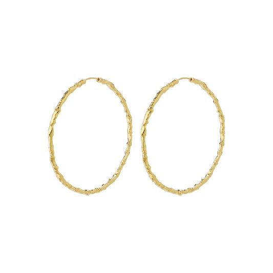 SUN rings wide recycled - gold plated 