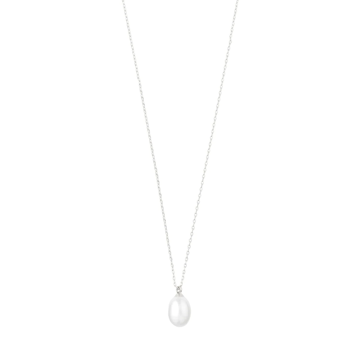 EILA necklace with pearl - silver plated