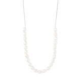 BERTHE collier de perles - plaqué argent