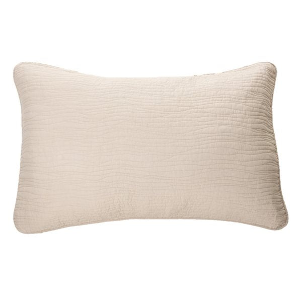 Jazzy - Couvre oreiller décoratif uni naturel