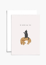 I'm Watching Over You Card - Mimi &amp; August