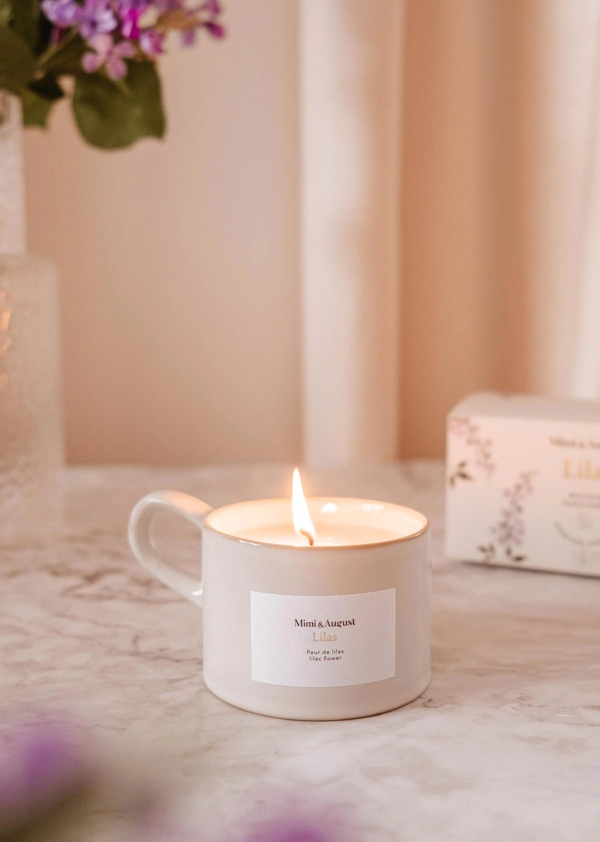Lilas - La bougie réutilisable