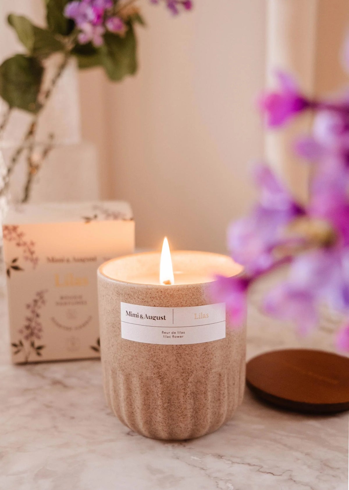 Lilas - La bougie réutilisable
