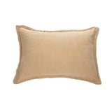 Lin - Ensemble de couvre oreillers décoratifs tan