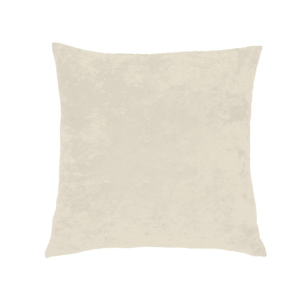 Lounge - Coussin décoratif en velours ivoire