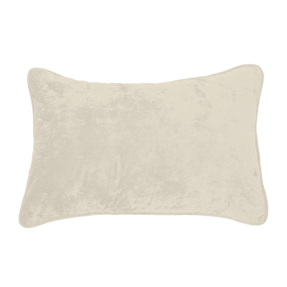 Lounge - Ivory velvet pillowcase