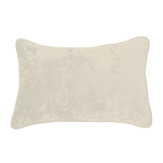 Lounge - Ivory velvet pillowcase