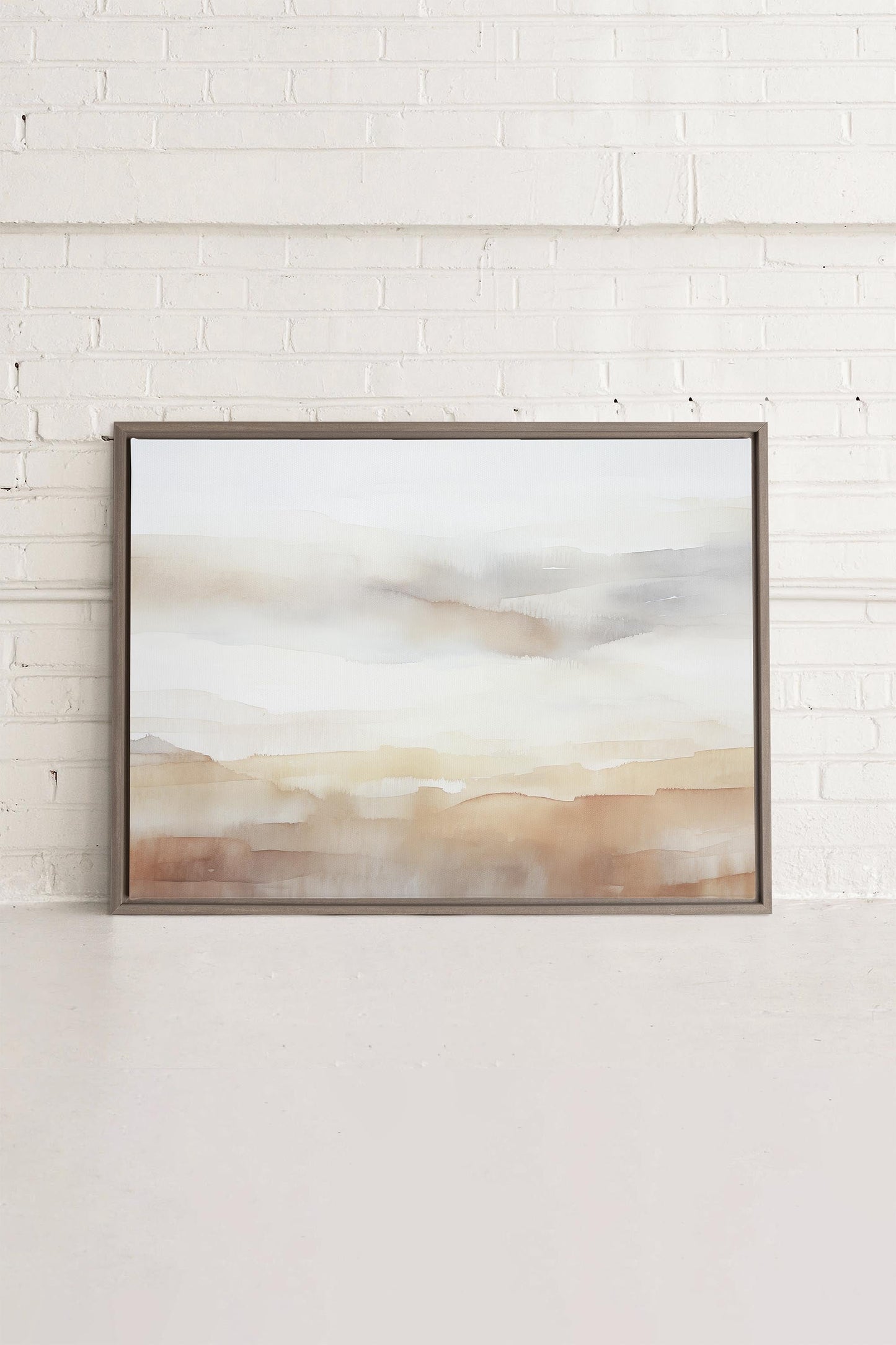 SUNSET STROKES, Oeuvre sur toile étiré