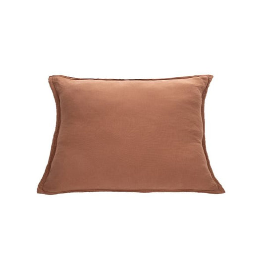 Muslin - Ensemble de couvre oreillers marron