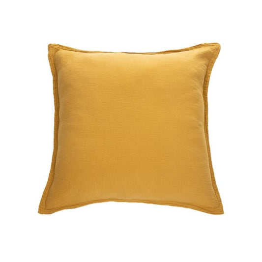 Muslin - Couvre oreiller européen jaune