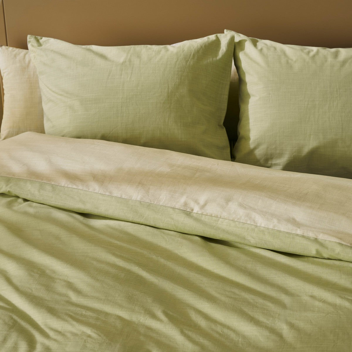 Nita - Solid green duvet cover