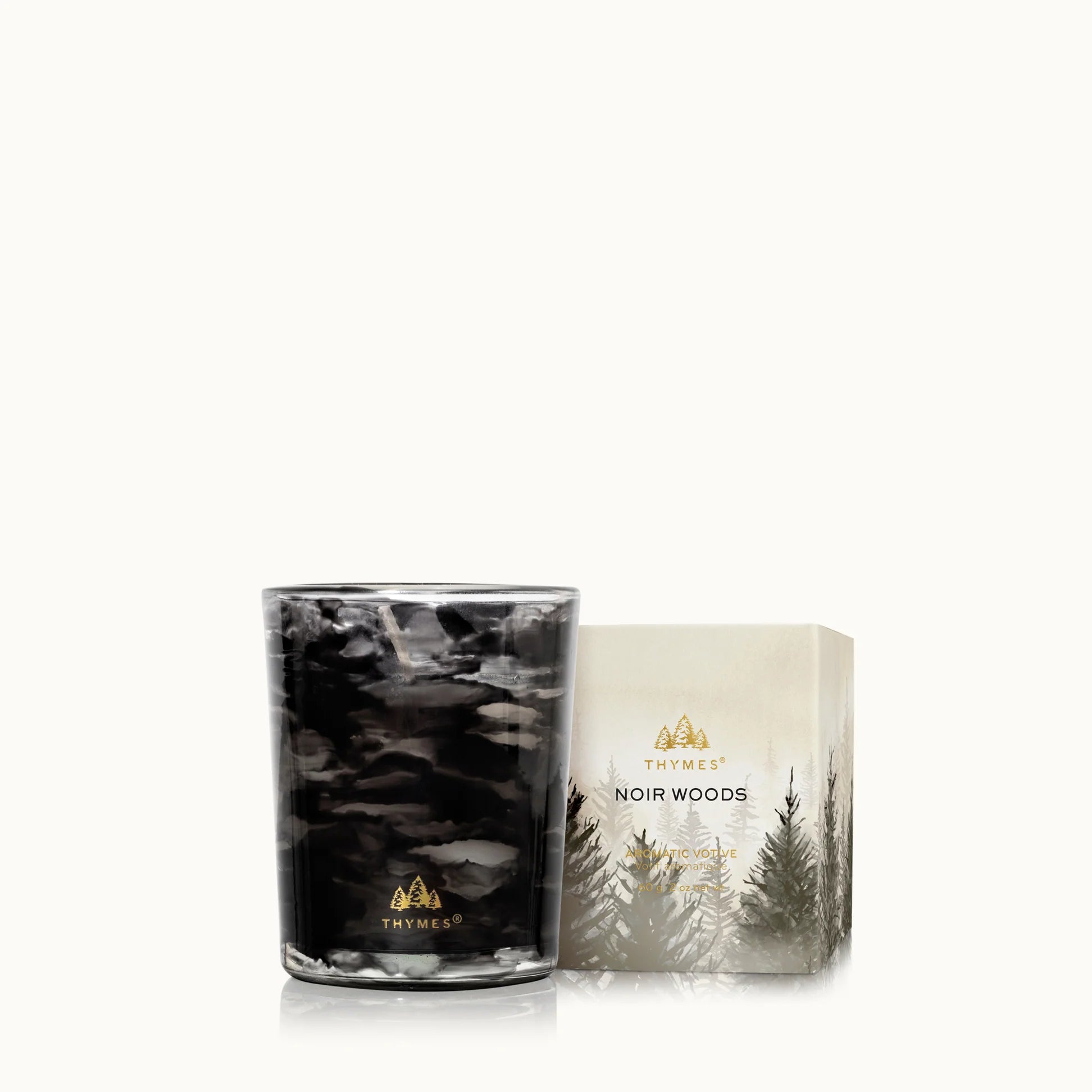 Bougie votive - Noir Woods