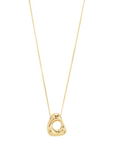 FREE Collier pendentif ajouré recyclé - Plaqué Or