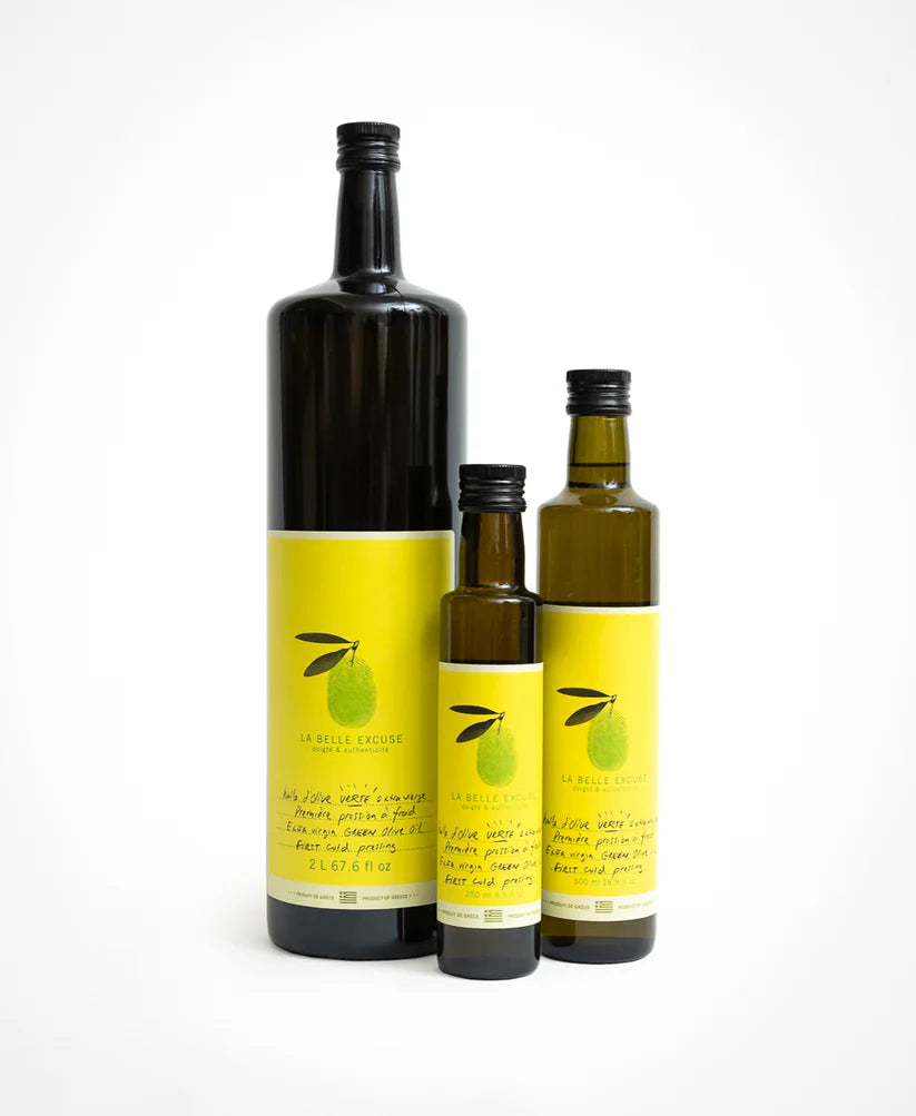 Extra virgin green olive oil - La Belle Excuse