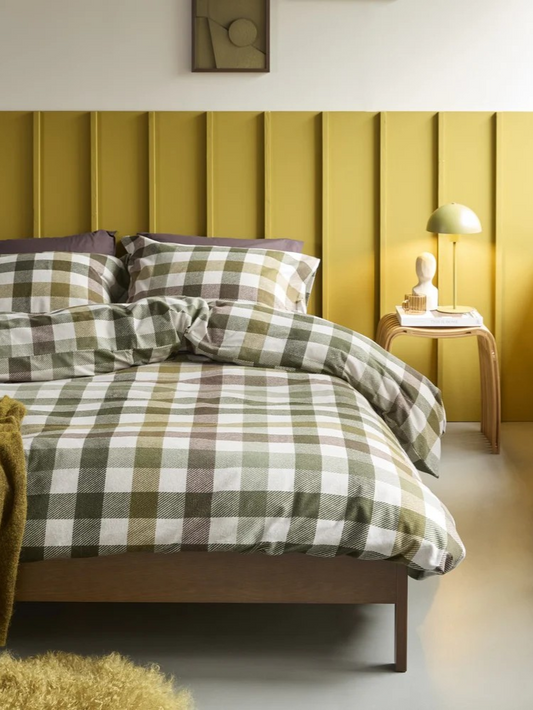 Freya - Checked duvet cover