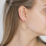 LAYLA rings 28 mm - gold plated