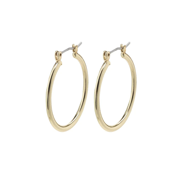 LAYLA rings 28 mm - gold plated