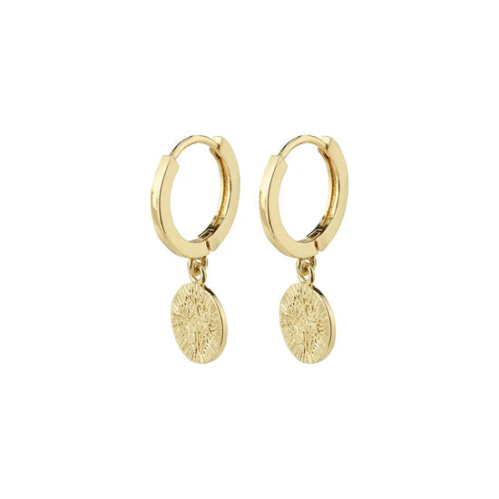NOMAD Boucles d'oreille anneaux - Plaqué Or