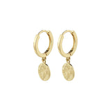 NOMAD Boucles d'oreille anneaux - Plaqué Or